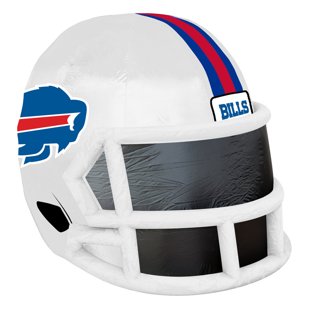 airblown inflatable football helmet Sporticulture NFL New England Patriots 4ft Retro with LED Lights & Built-in Blower Makes the perfect gift For The Deep Rooted Fan! Buffalo Bills Outdoor Inflatable White