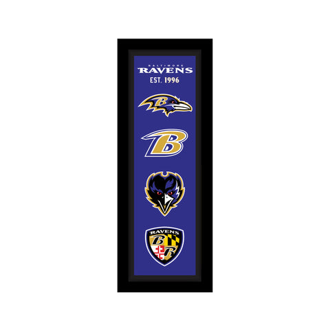 Baltimore Ravens<br>Logo Heritage Print
