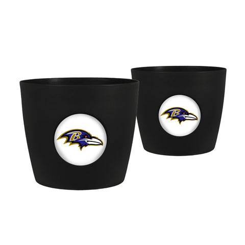 Baltimore Ravens<br>Button Pot - 2 Pack