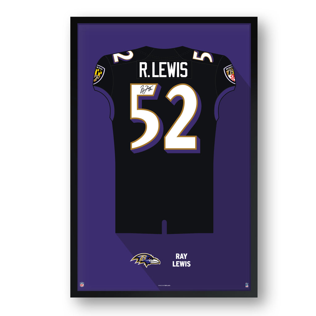 Baltimore RavensRay Lewis Jersey Print For The Deep Rooted Fan