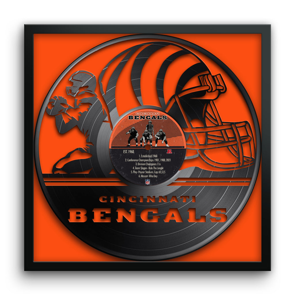 cincinnati-bengalsvinyl-record-print-for-the-deep-rooted-fan-sporticulture for Free Printable Cincinnati Bengals Logo Cincinnati BengalsVinyl Record Print - For The Deep Rooted Fan! – Sporticulture for Free Printable Cincinnati Bengals Logo