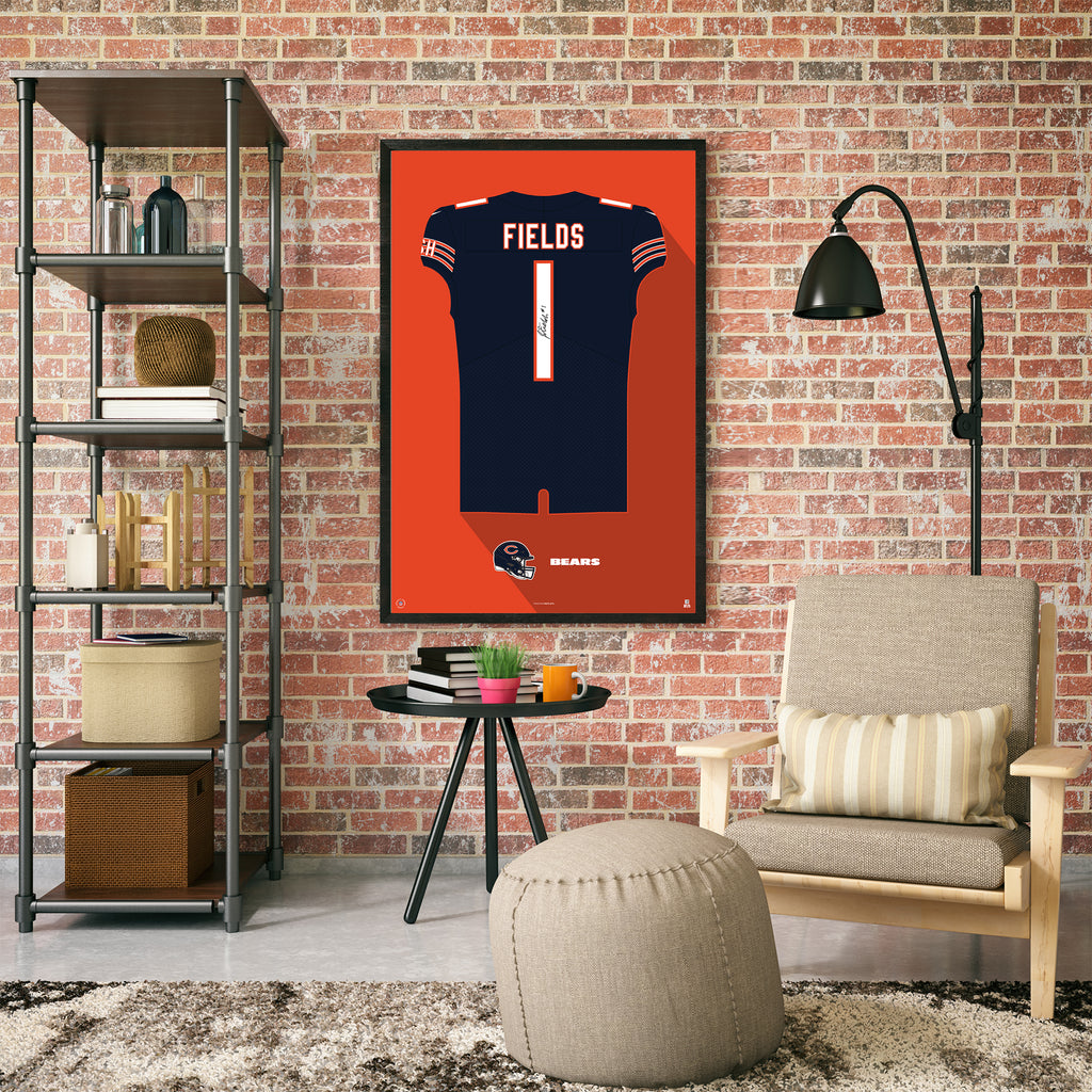 Chicago BearsUniform Heritage Print - For The Deep Rooted Fan