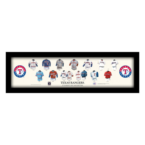 Texas Rangers<br>Uniform Heritage Print