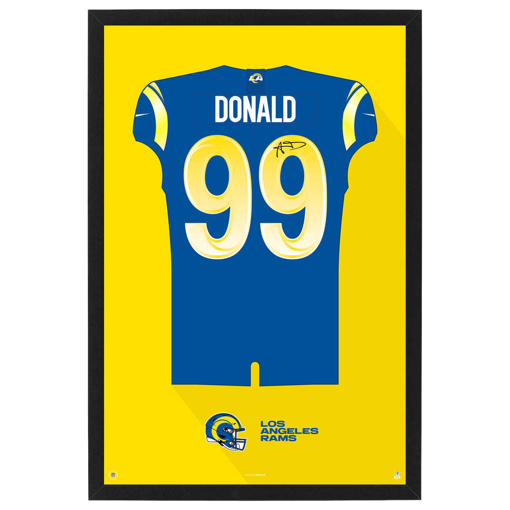 Los Angeles RamsAaron Donald Jersey Print - For The Deep Rooted Fan! –  Sporticulture