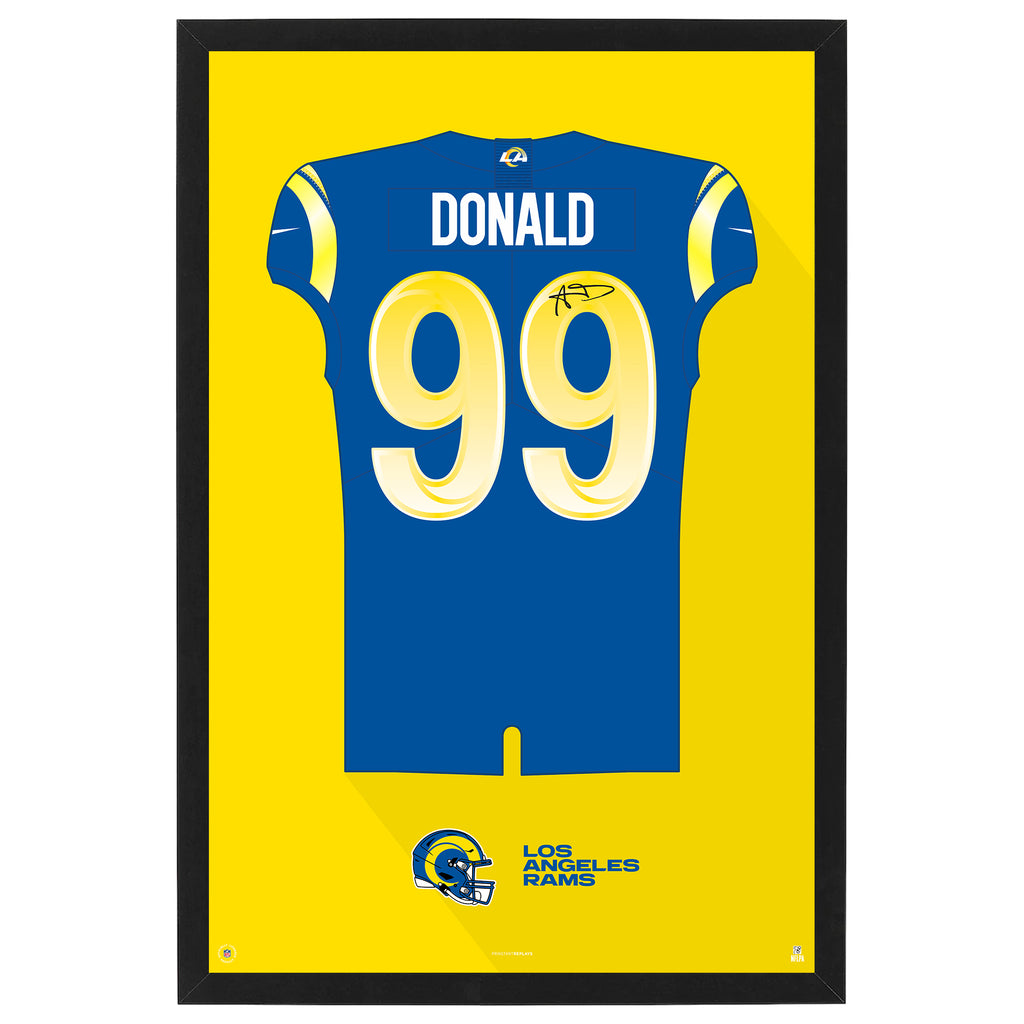 Los Angeles RamsAaron Donald Jersey Print