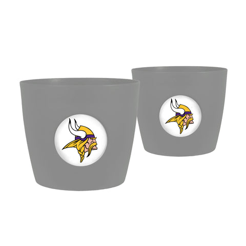 Minnesota Vikings<br>Button Pot - 2 Pack