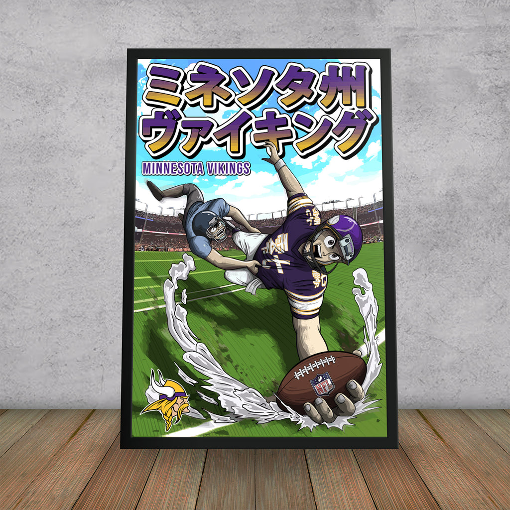 Minnesota VikingsAnime Print - For The Deep Rooted Fan