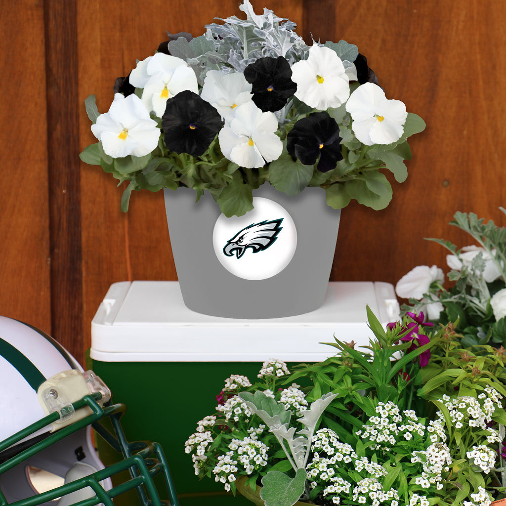 football plant pot Philadelphia EaglesButton Pot - 2 Pack