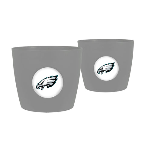 Philadelphia Eagles<br>Button Pot - 2 Pack