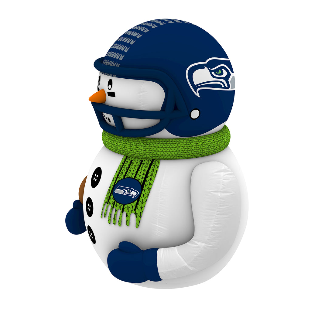Seattle SeahawksInflatable Snowman Player - For The Deep Rooted