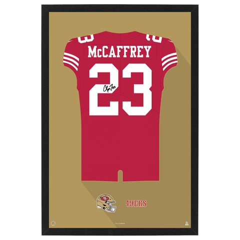 San Francisco 49ers<br>Christian McCaffrey Jersey Print