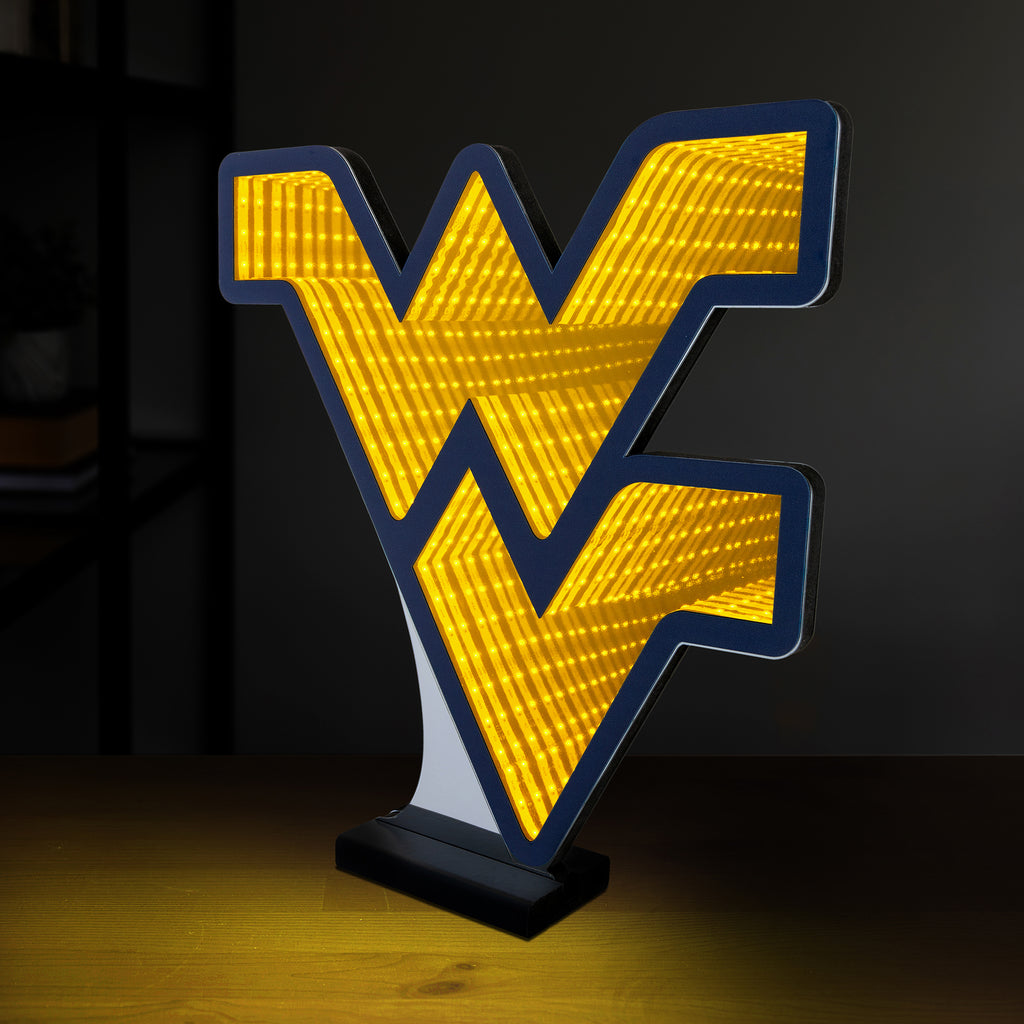 West Virginia MountaineersLED Infinity Logo Light - For The Deep