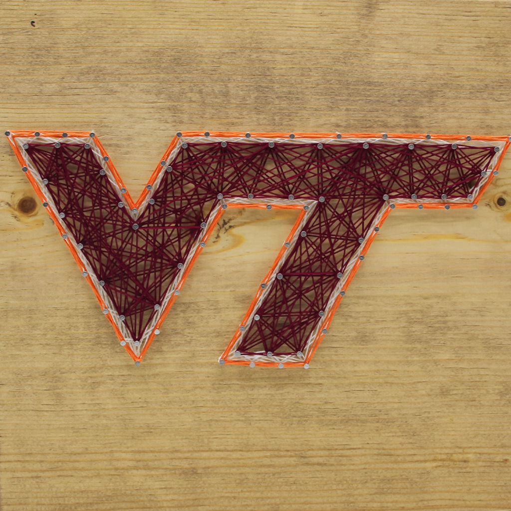 Virginia Tech HokiesString Art Craft Kit - For The Deep Rooted Fan