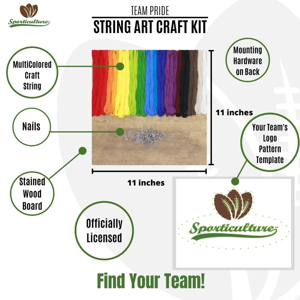 Sporticulture NFL Green Bay Packers String Art Kit