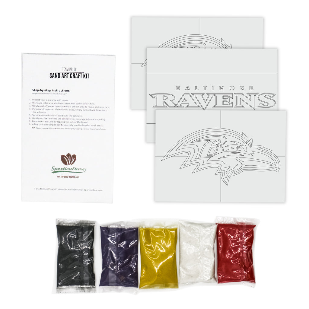 Sporticulture NFL Baltimore Ravens Diamond Art Craft Kit