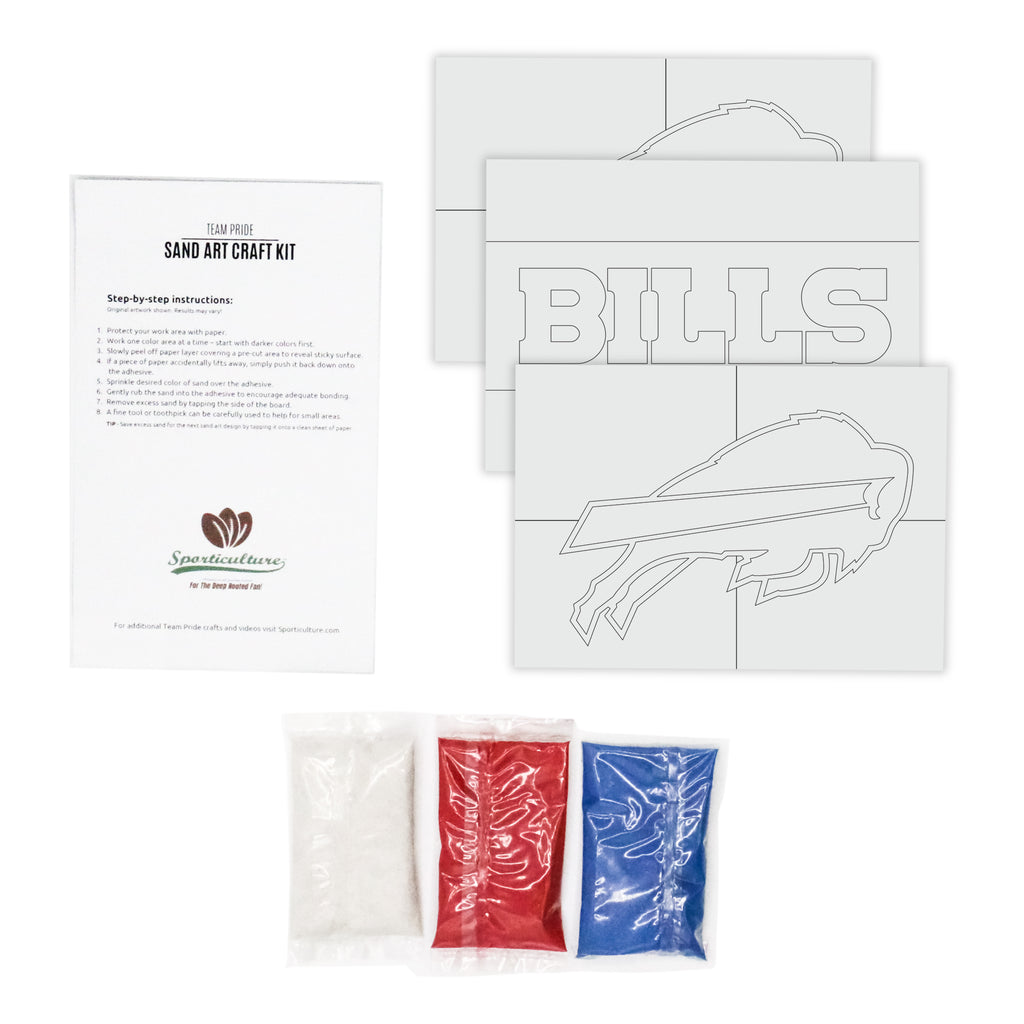 Buffalo BillsSand Art Craft Kit - For The Deep Rooted Fan! – Sporticulture