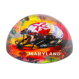 Maryland Terrapin<br>Glass Dome Paperweight
