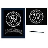 Milwaukee Brewers<br>Scratch Art Craft Kit