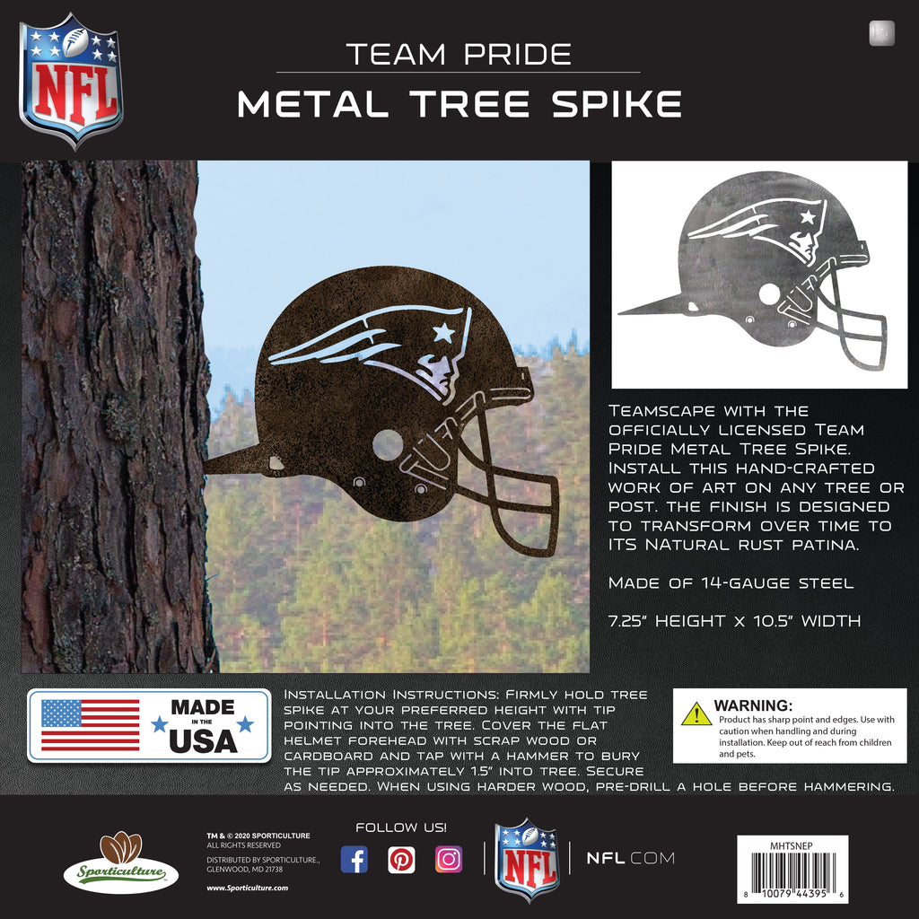 New England PatriotsMetal Tree Spike - For The Deep Rooted Fan! –  Sporticulture