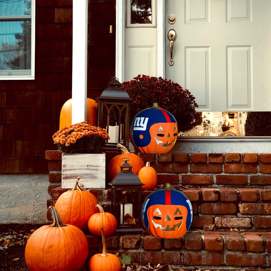 New York GiantsCeramic Pumpkin Helmet - For The Deep Rooted Fan