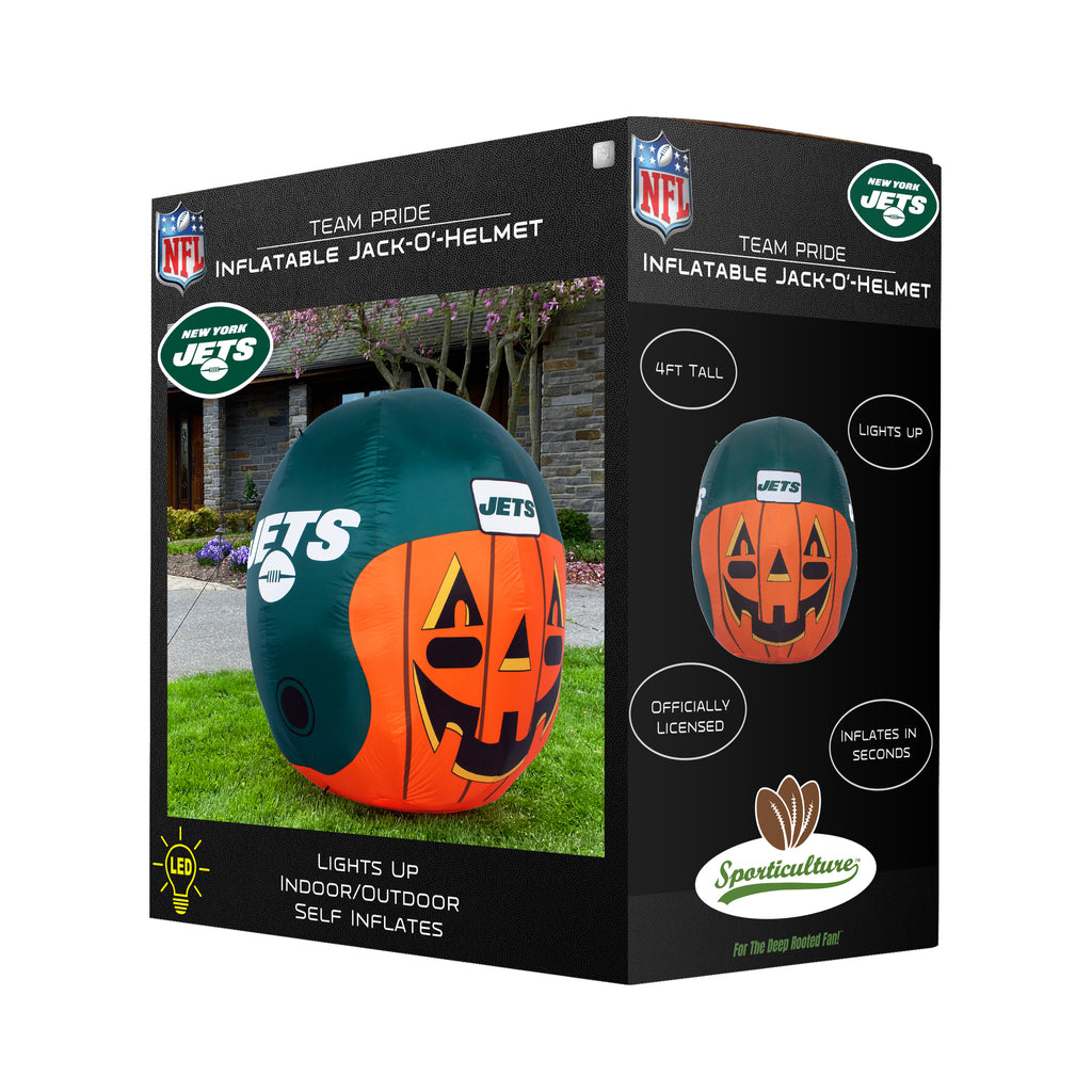 Sporticulture New York Jets Inflatable Jack-O' Helmet