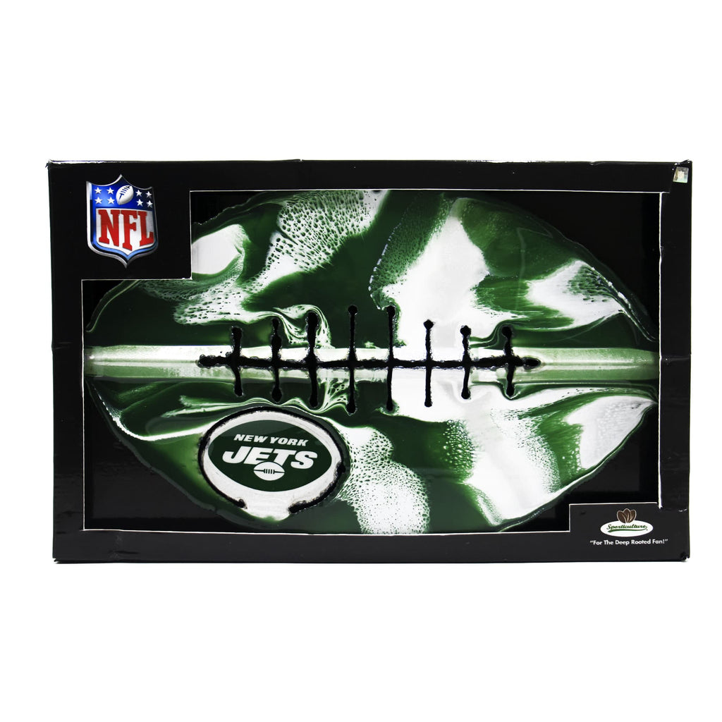 : Fan Creations New York Jets Coffee Table With Team Color :  Sports & Outdoors