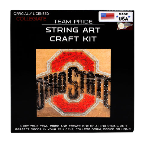 Ohio State Buckeyes<br>String Art Craft Kit