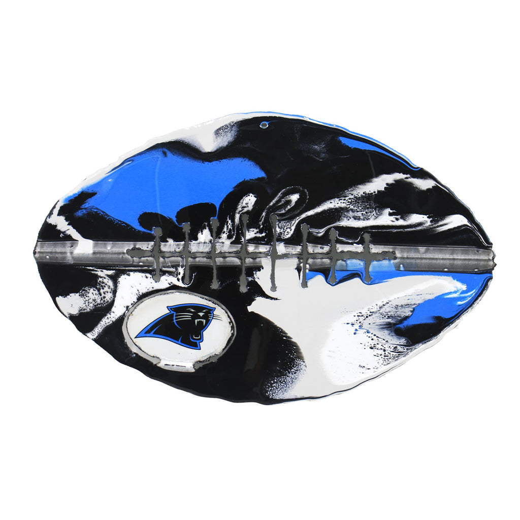 Carolina Panthers Metal Garden Art Helmet Spike