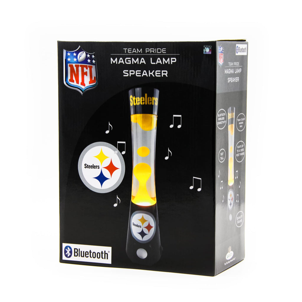 Sporticulture 2-in-1 NFL Team Magma Lamp with Built-in Bluetooth Speaker -  16.5” NFL Team Magma Lamp with Standard Outlet Connection and 30-Watt Bulb