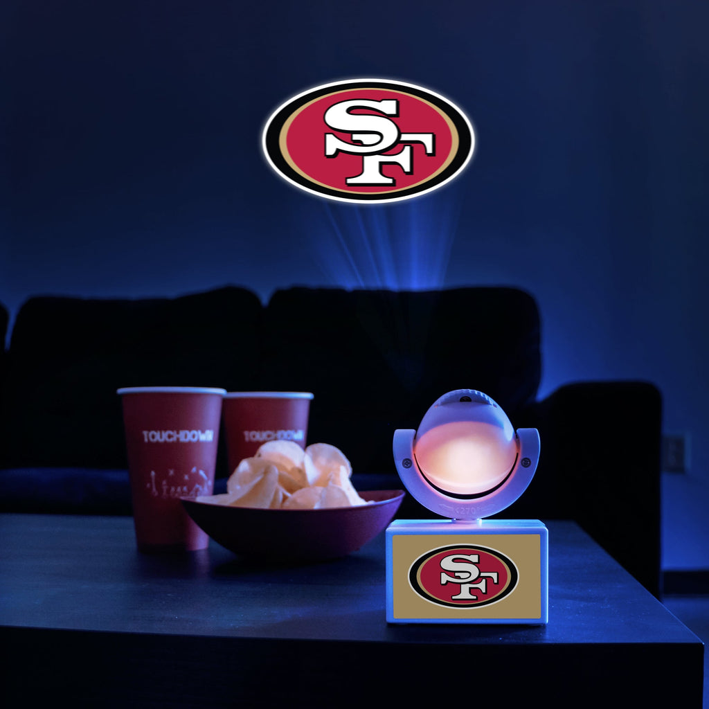 San Francisco 49ers LED Mini Spotlight Projector - For The Deep