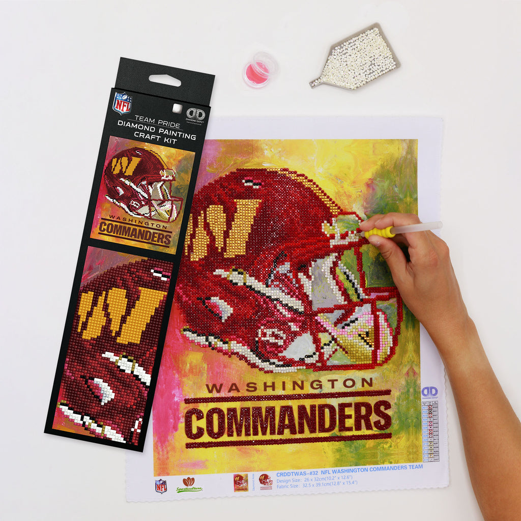 Las Vegas Raiders NFL Team Pride Diamond Painting Craft Kit, 15.4