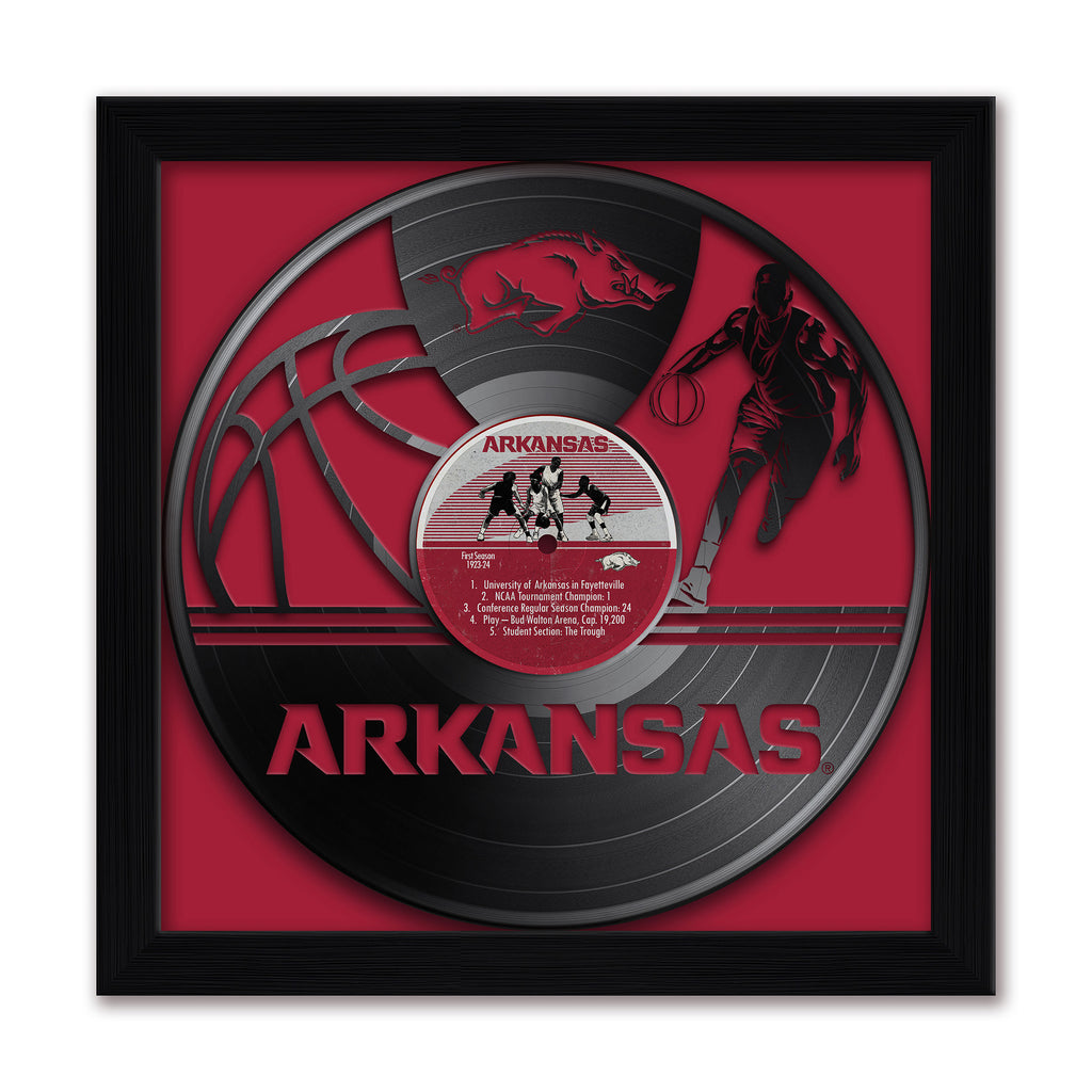 Arkansas Razorback Record Arkansas RazorbacksVinyl Record Basketball Print - For The Deep Rooted ...