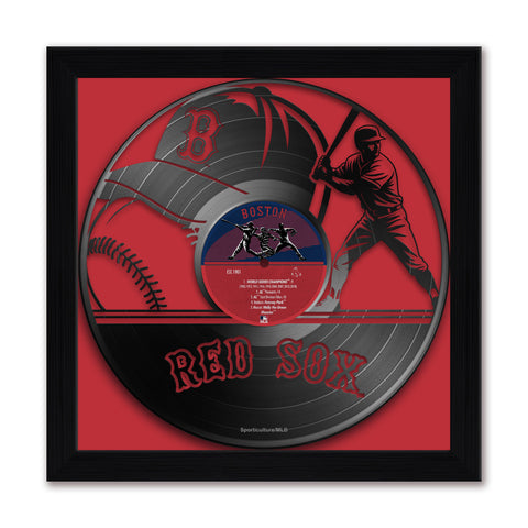 Boston Red Sox<br>Vinyl Record Print