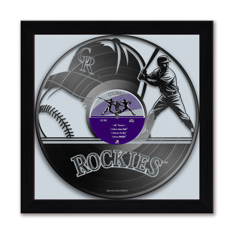 Colorado Rockies<br>Vinyl Record Print
