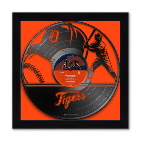 Detroit Tigers<br>Vinyl Record Print