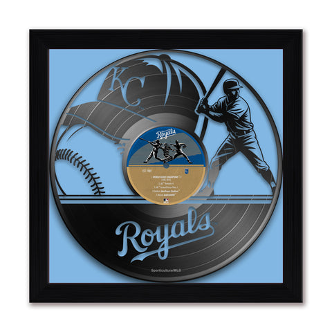 Kansas City Royals<br>Vinyl Record Print