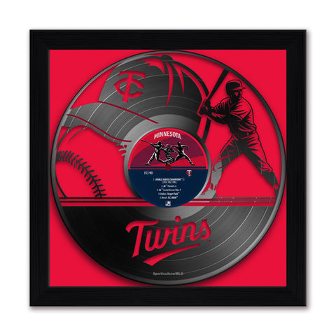 Minnesota Twins<br>Vinyl Record Print