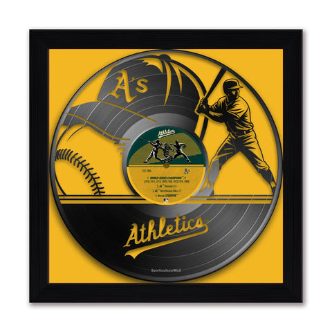 Oakland Athletics<br>Vinyl Record Print