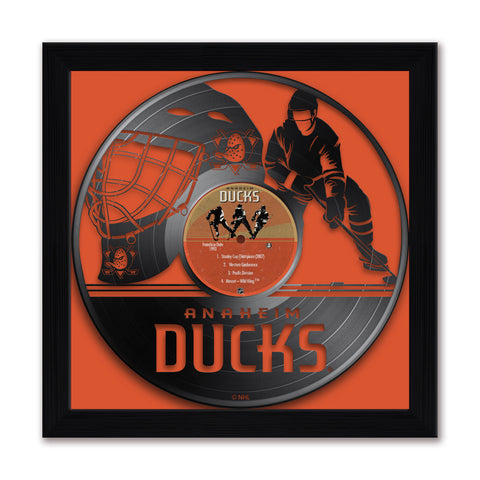Anaheim Ducks<br>Vinyl Record Print