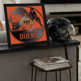 Anaheim Ducks<br>Vinyl Record Print