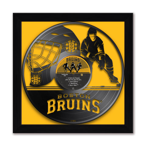 Boston Bruins<br>Vinyl Record Print