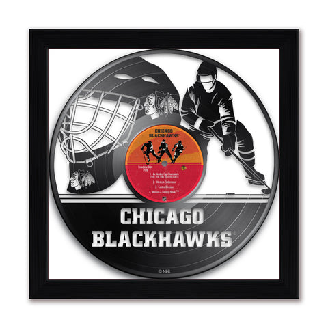 Chicago Blackhawks<br>Vinyl Record Print