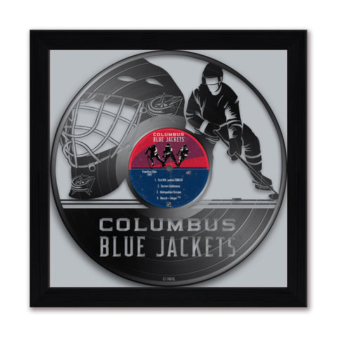 Columbus Blue Jackets<br>Vinyl Record Print