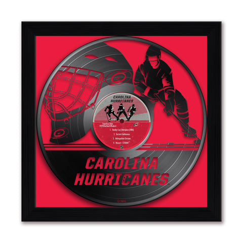 Carolina Hurricanes<br>Vinyl Record Print