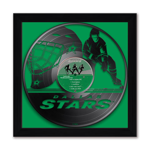 Dallas Stars<br>Vinyl Record Print