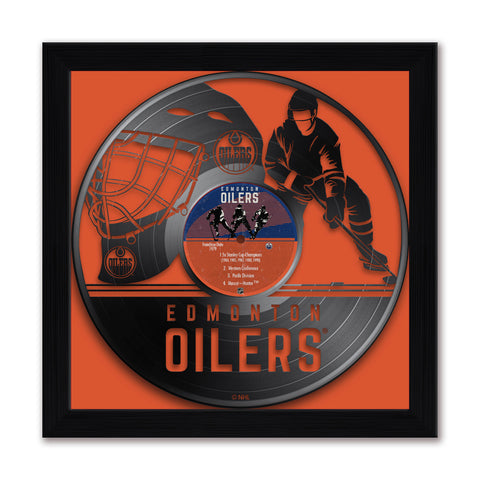 Edmonton Oilers<br>Vinyl Record Print