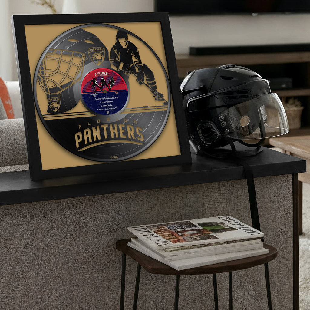 Florida PanthersVinyl Record Print - For The Deep Rooted Fan ...