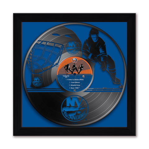 New York Islanders<br>Vinyl Record Print