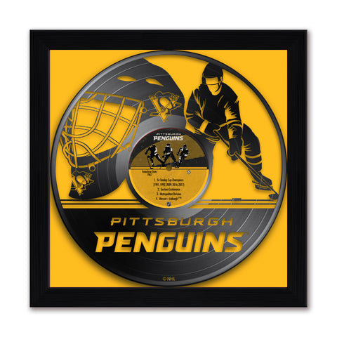 Pittsburgh Penguins<br>Vinyl Record Print