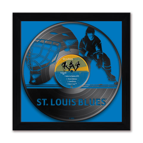 St. Louis Blues<br>Vinyl Record Print